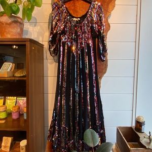 Hand made sequin dress size small